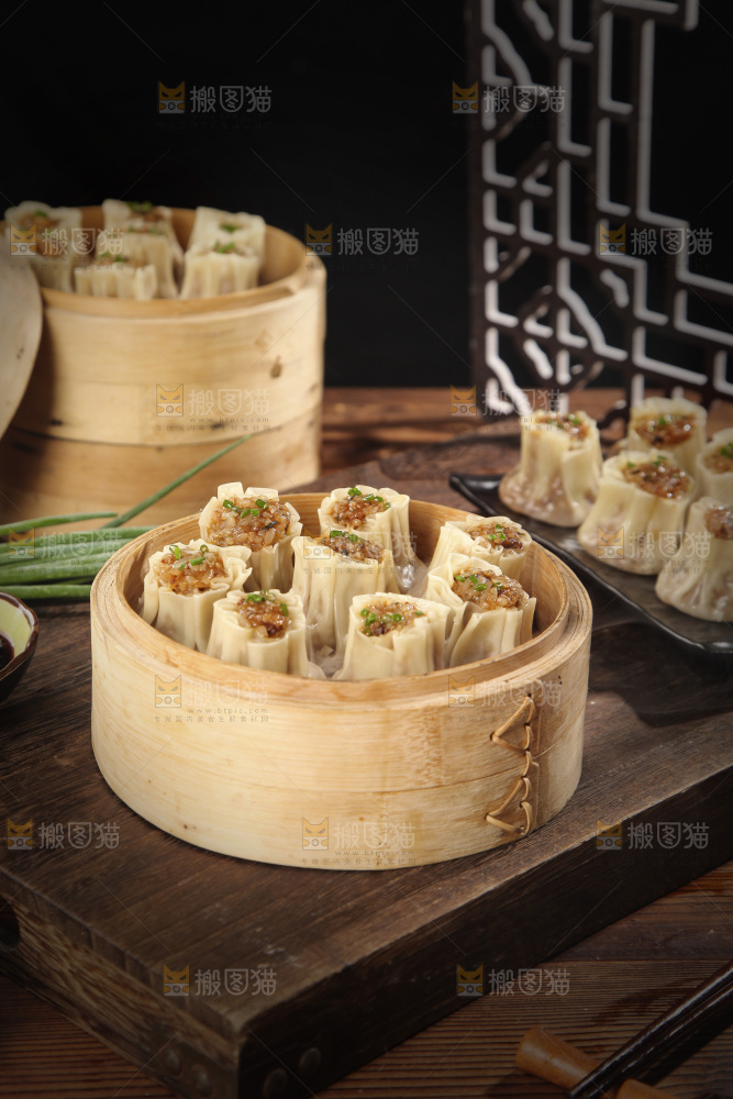 一笼糯米烧麦