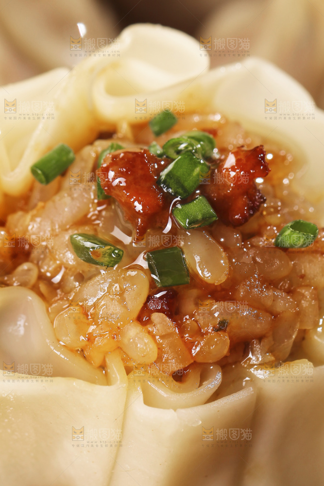 一笼鲜肉烧麦
