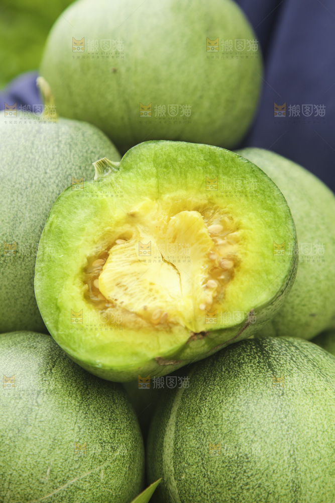 绿宝石甜瓜纹理