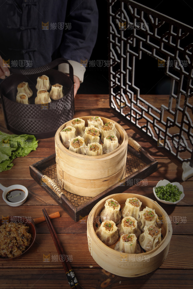 手工糯米烧麦