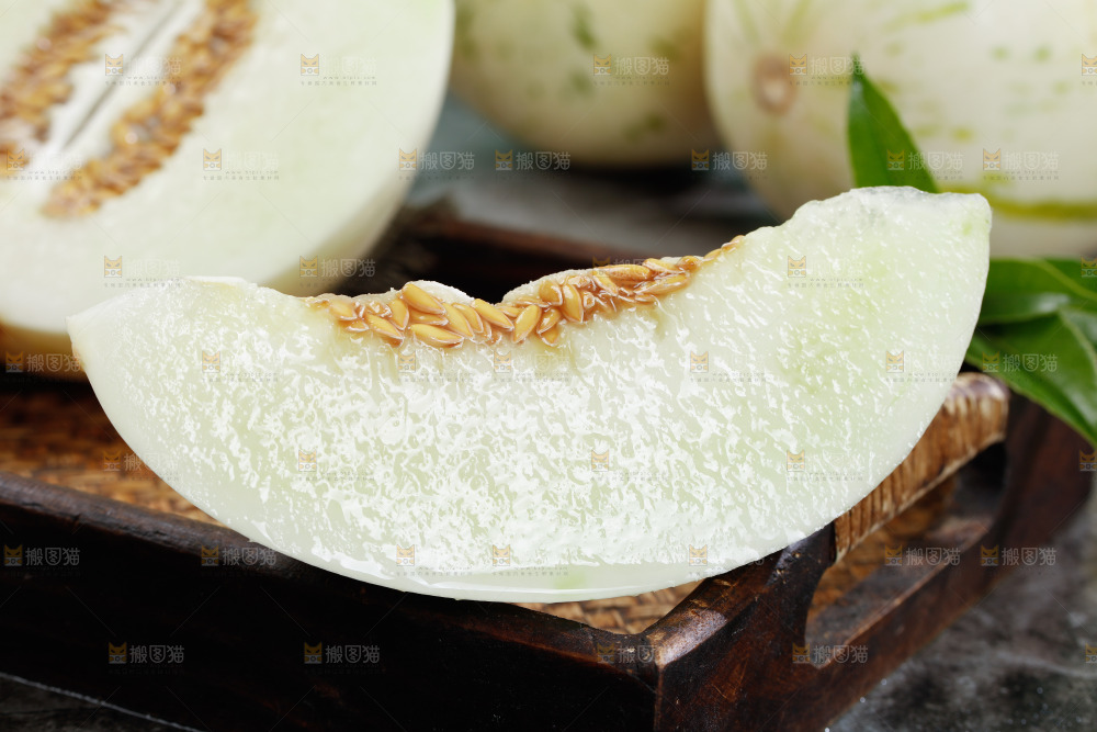 切块的月露流星蜜瓜