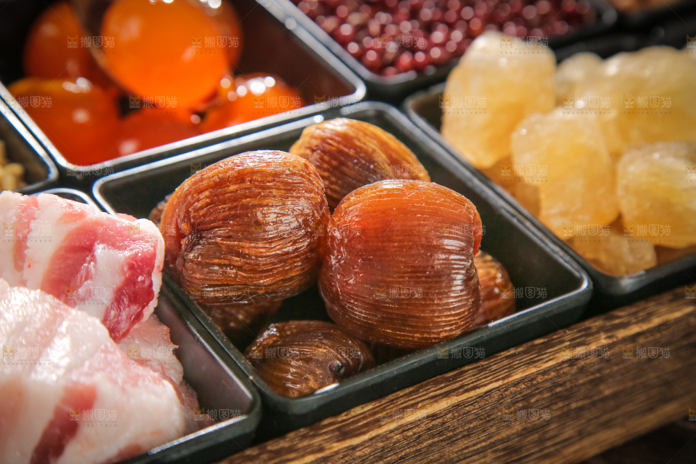 粽子食材纹理