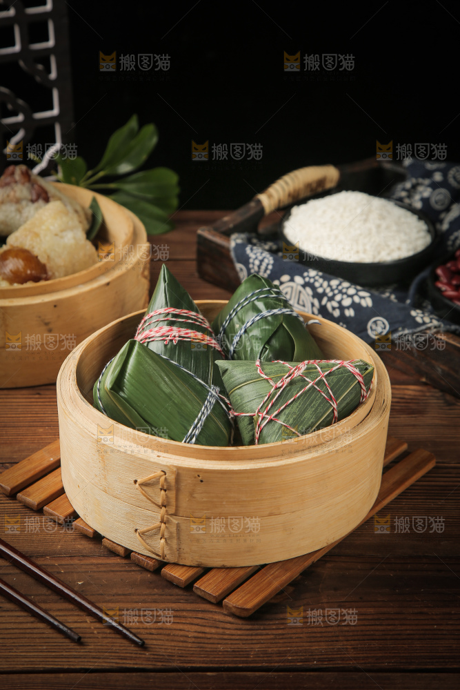 蒸笼里的粽子