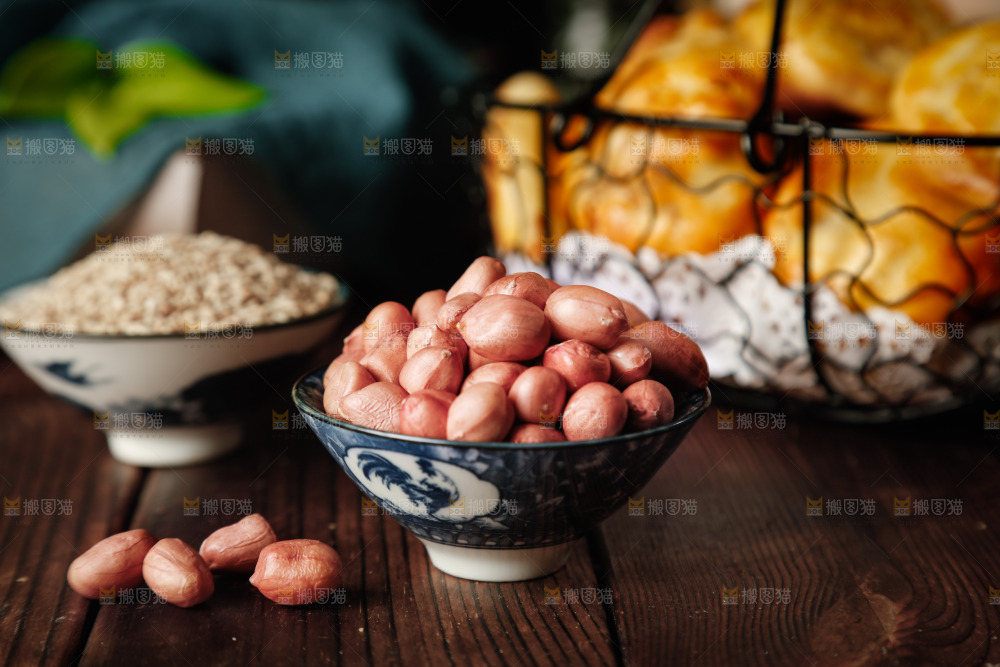 一碗鸡仔饼食材花生米
