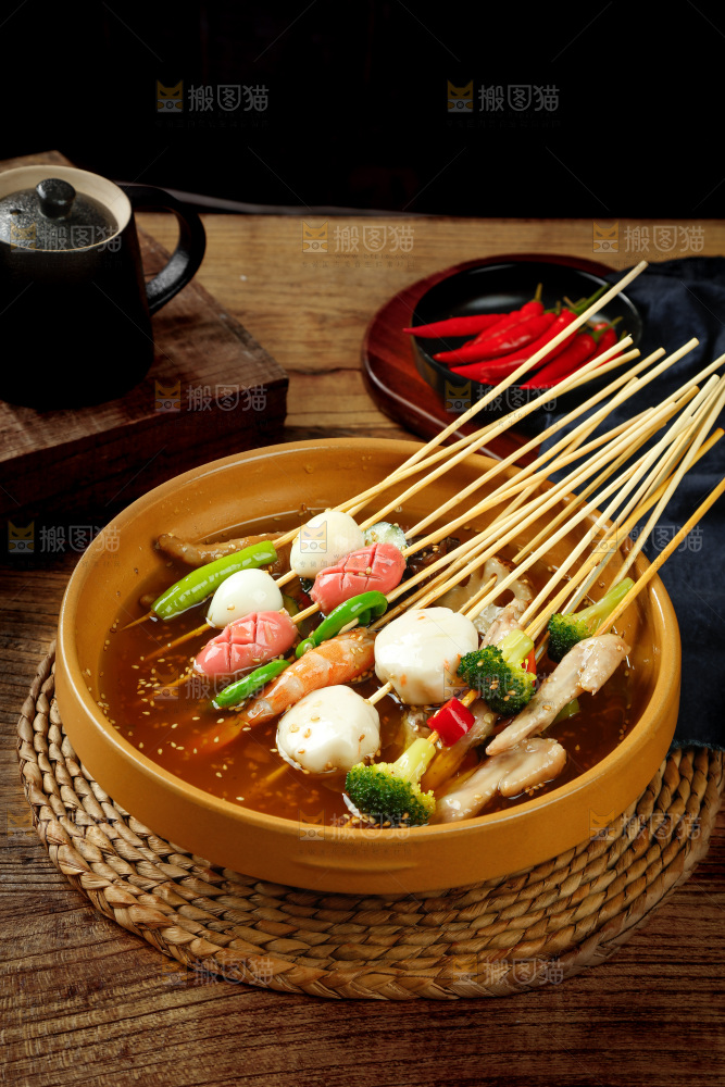 一锅五香钵钵鸡