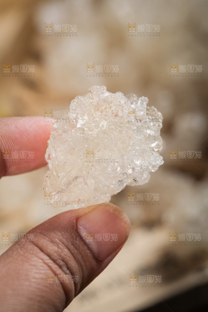 手里拿着拉丝雪燕