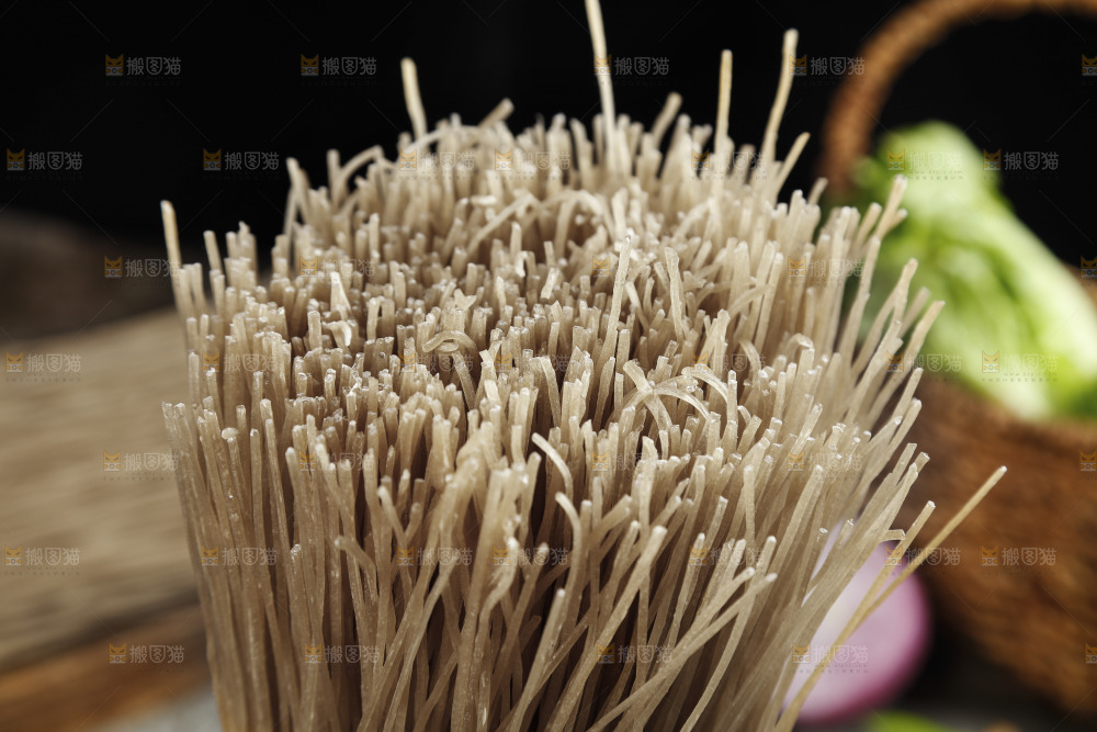红薯粉特写
