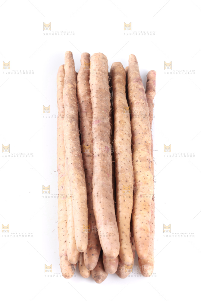 白底上一堆铁棍山药