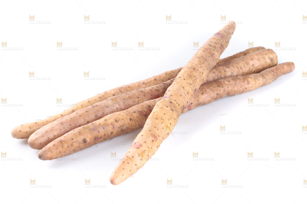 白底上的铁杆山药