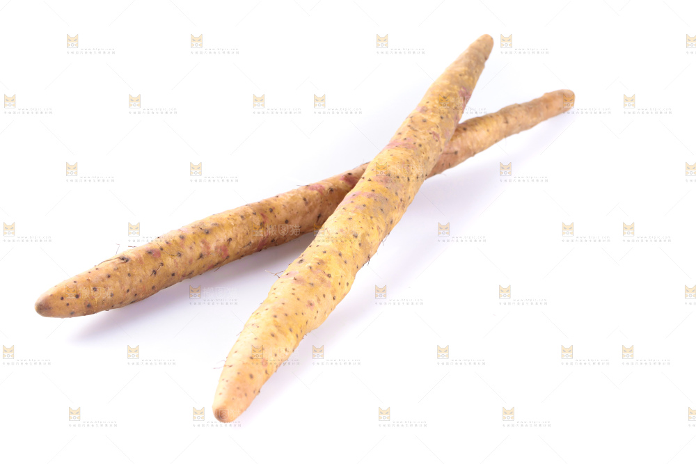 白底上的铁杆山药