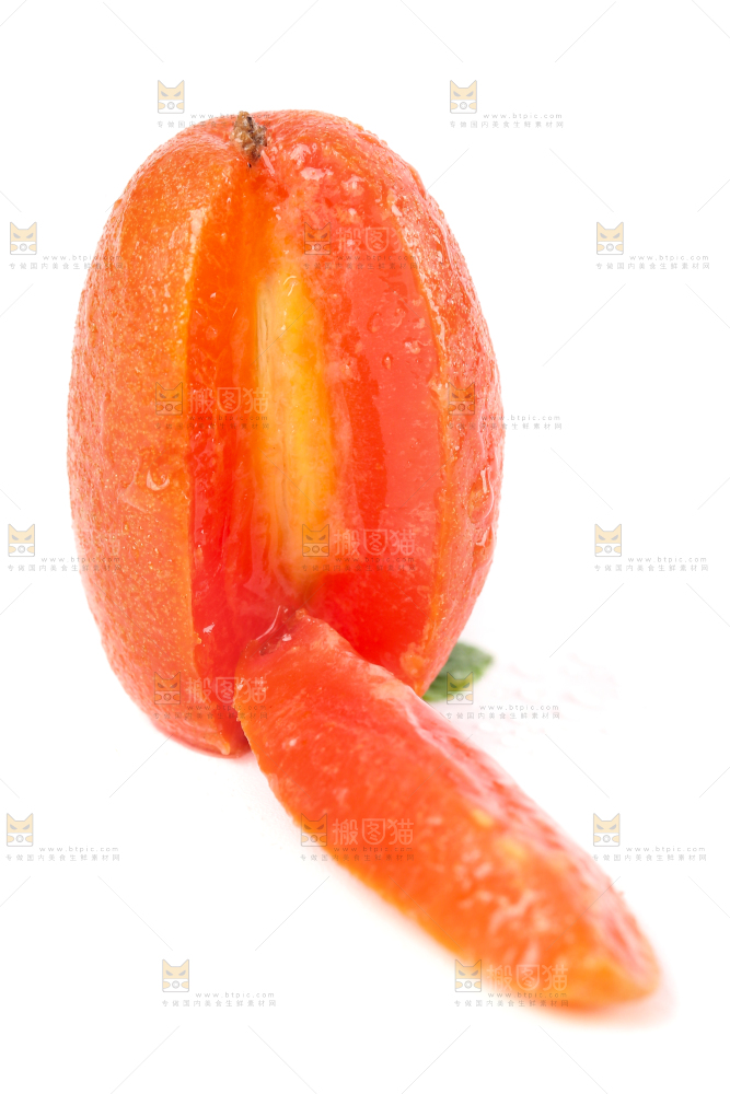 白底上的云南羊奶果