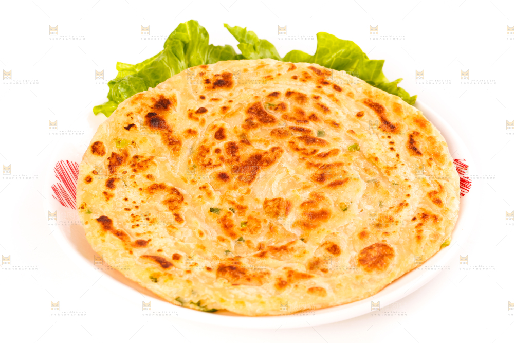 盘子里的煎手抓饼
