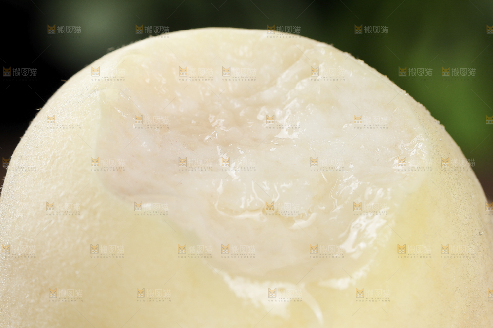 新鲜白桃纹理