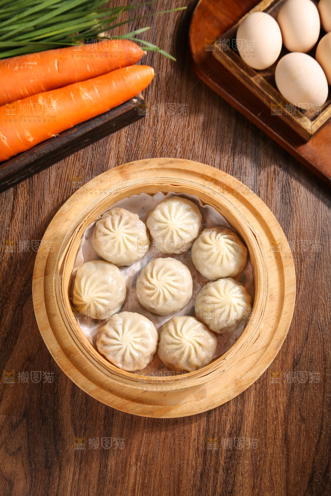 蒸笼里的小包子
