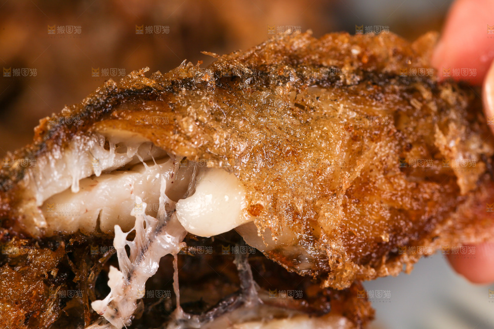 香酥炸鱼纹理