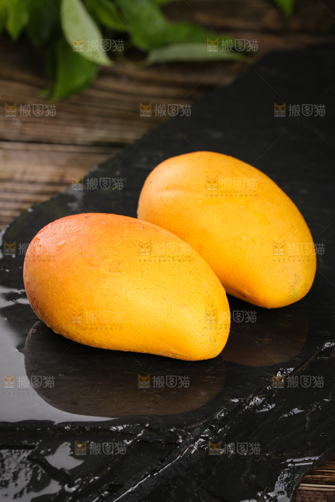 黑底上放着小台芒