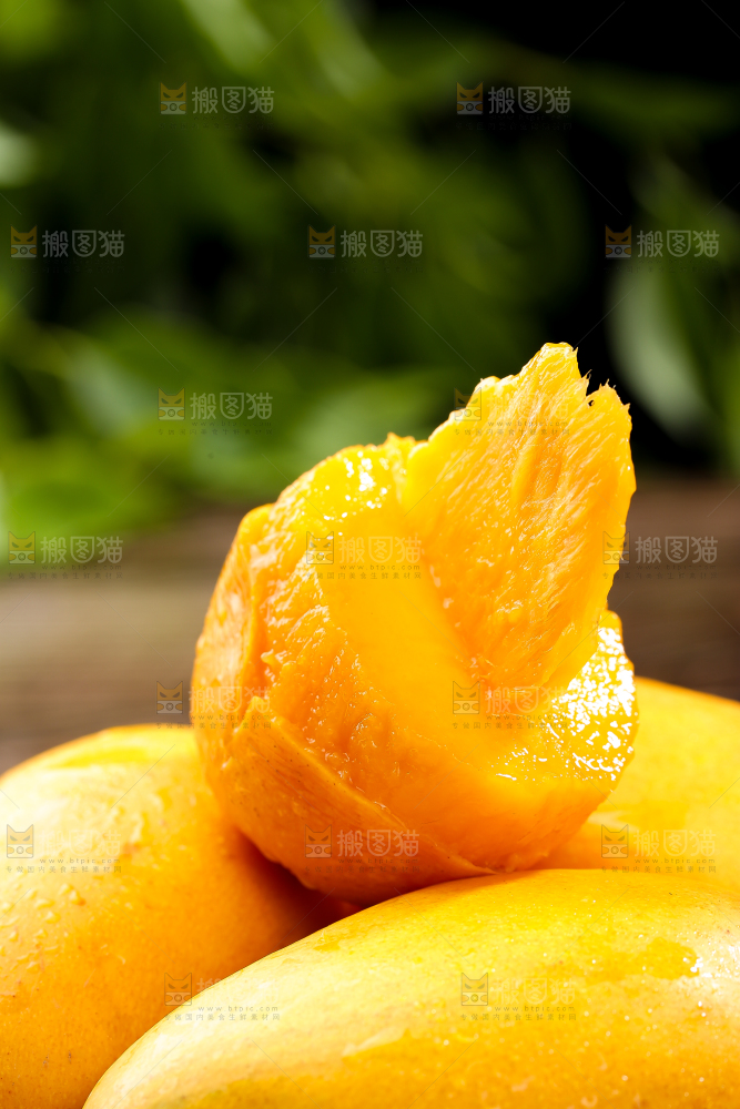堆放着的新鲜台芒