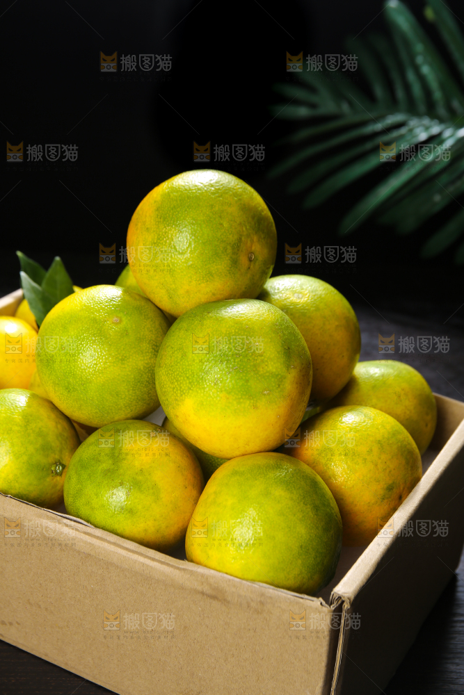盒子里的青皮爱媛