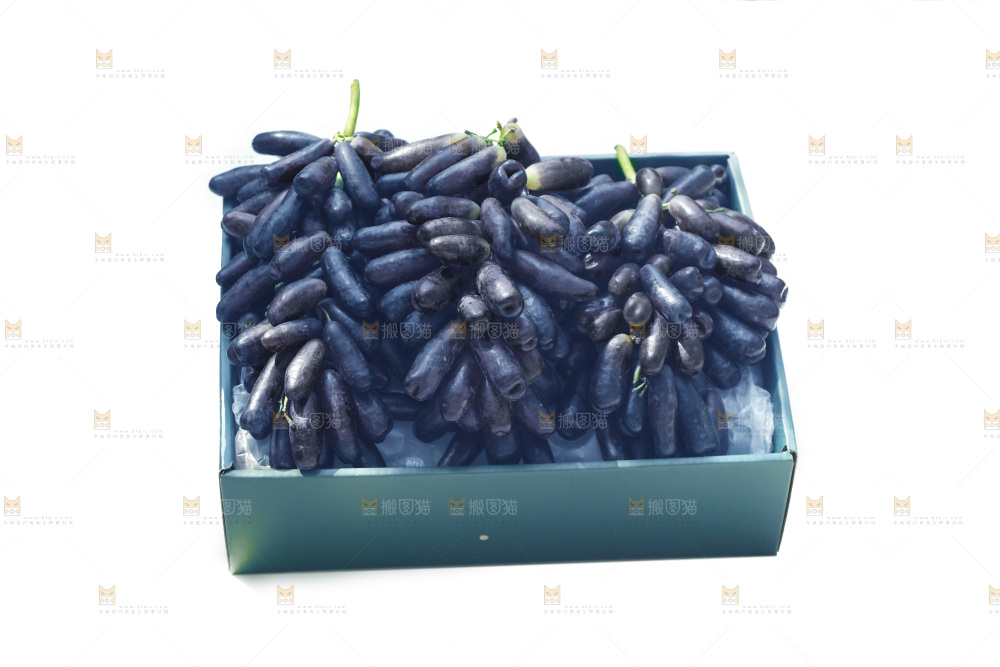 礼品盒里的金手指葡萄