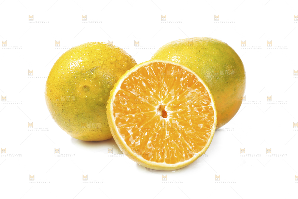 白底上的爱媛果冻橙