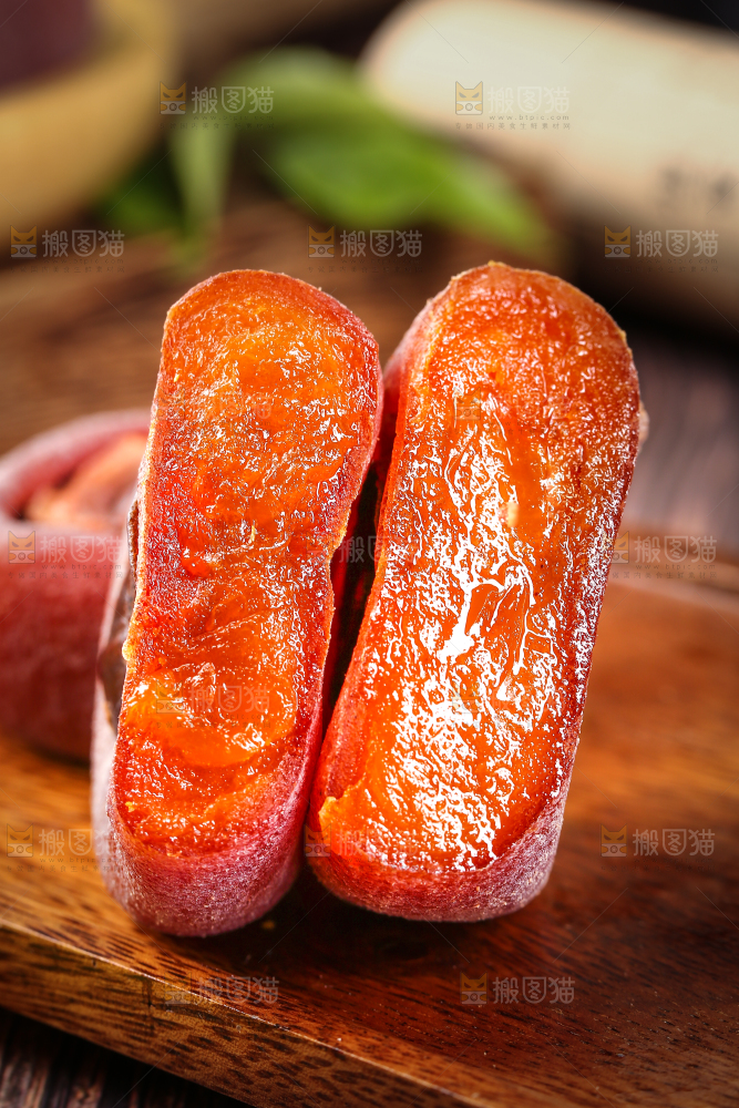 木底上的恭城柿子饼