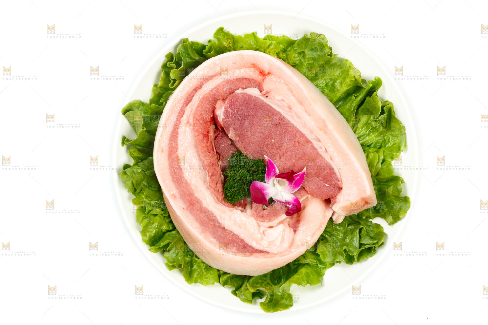 一盘五花肉
