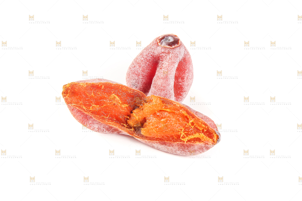 白底上的柿饼