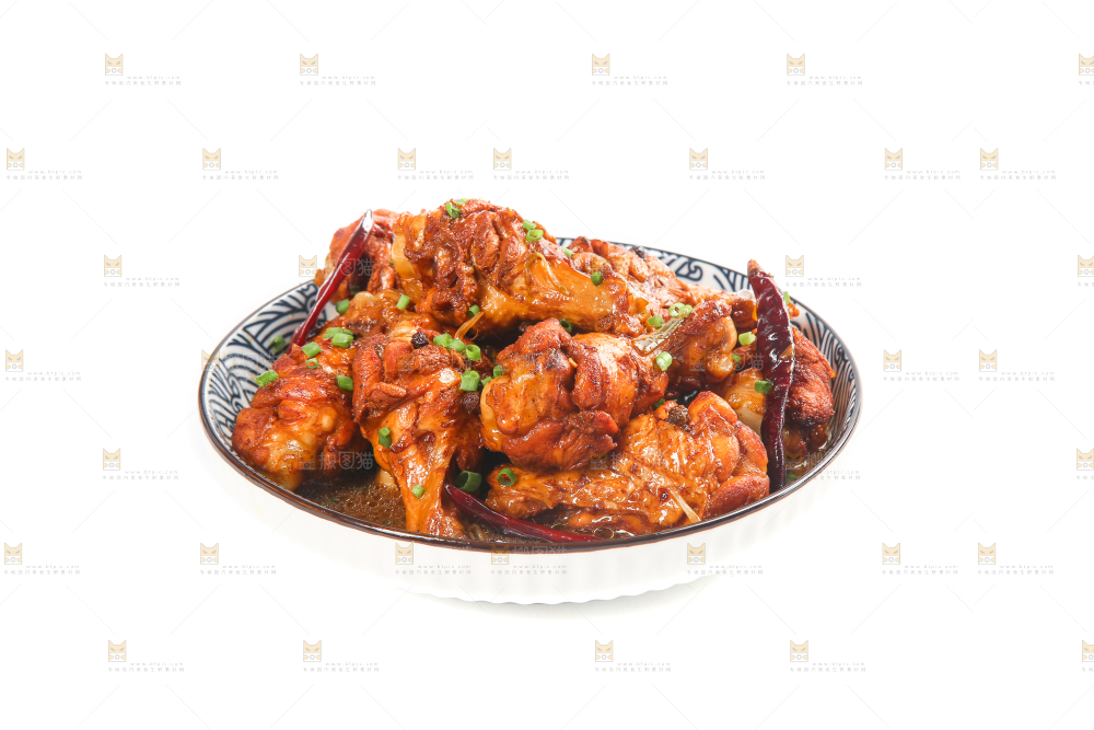 一盘红烧鸡腿
