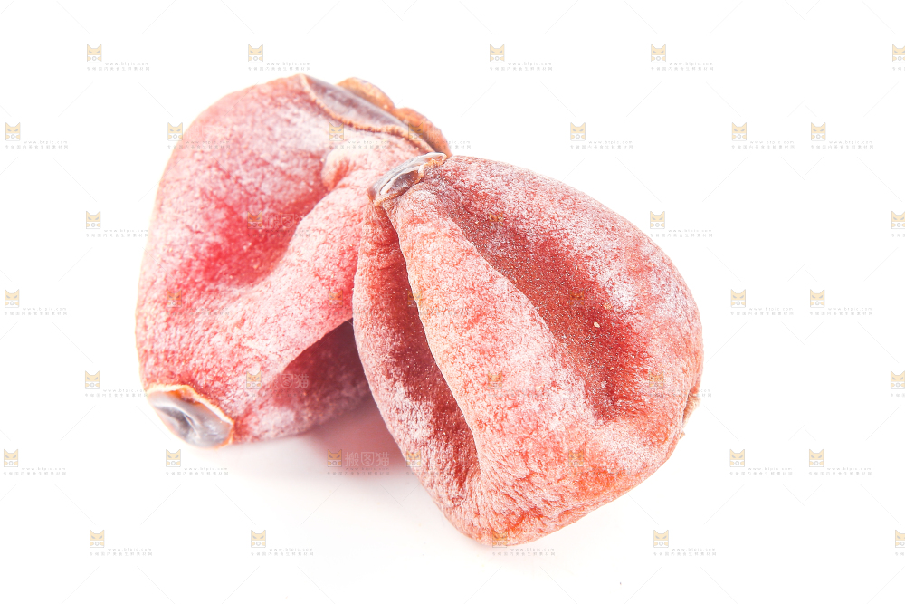 白底上的柿饼