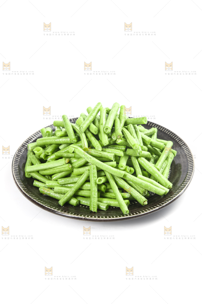 一盘长豆角