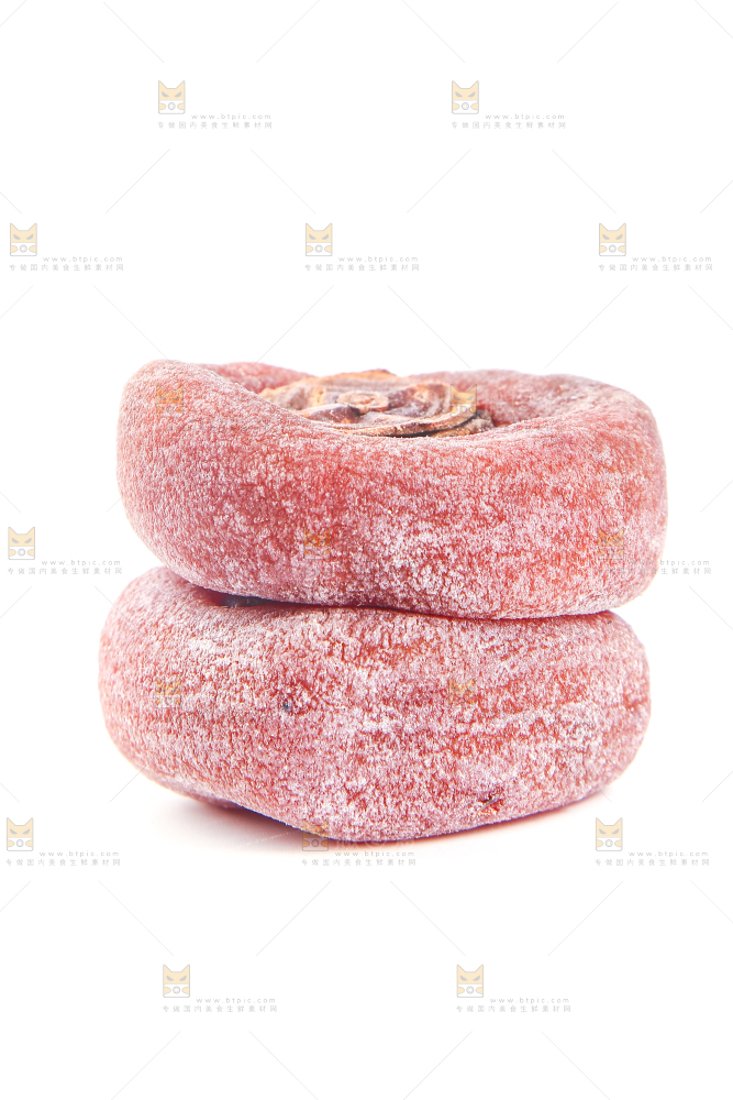 白底上的柿子饼