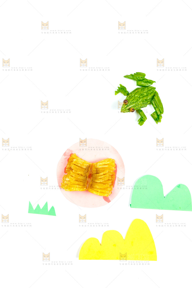 碟子里的炸土豆