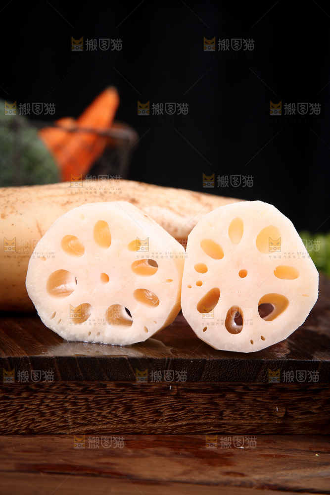 一堆洪湖粉藕