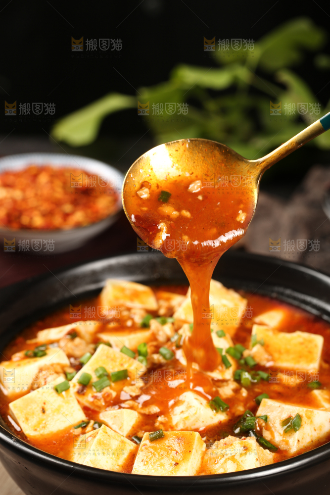 一盘麻婆豆腐