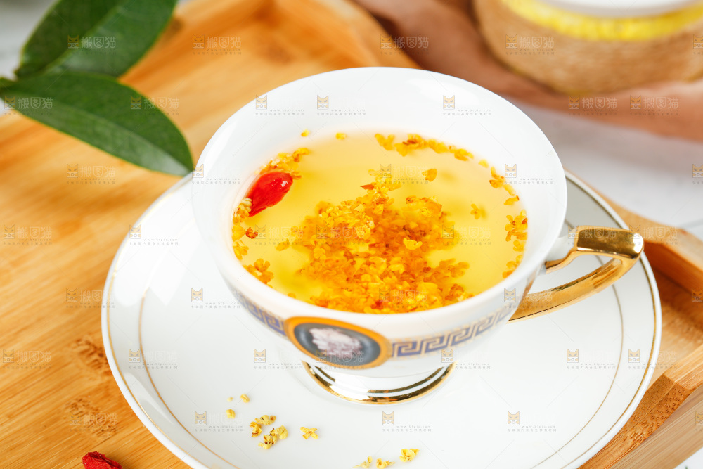一杯金桂花茶