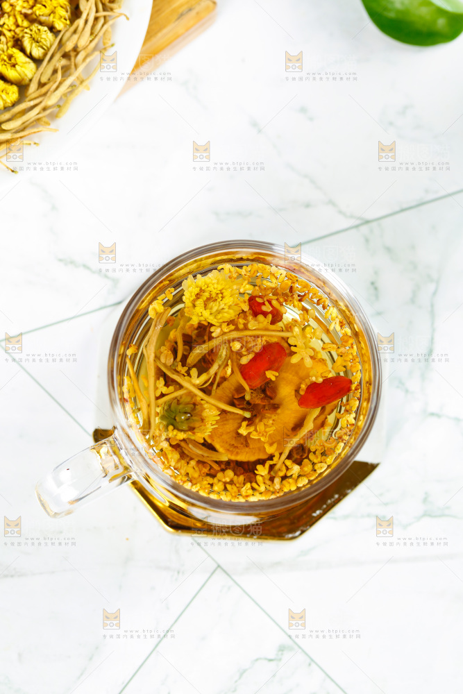 一杯菊花决明子茶