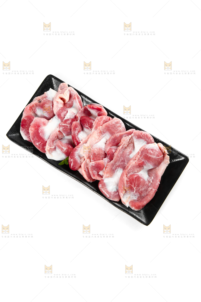 一盘生鲜鸡胗
