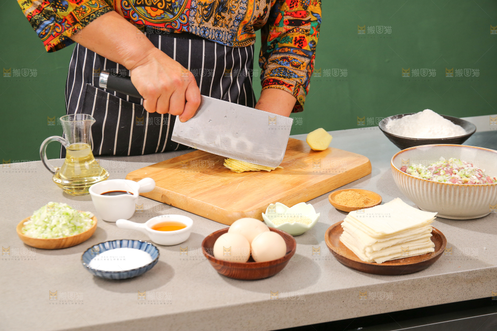 小馄饨制作过程