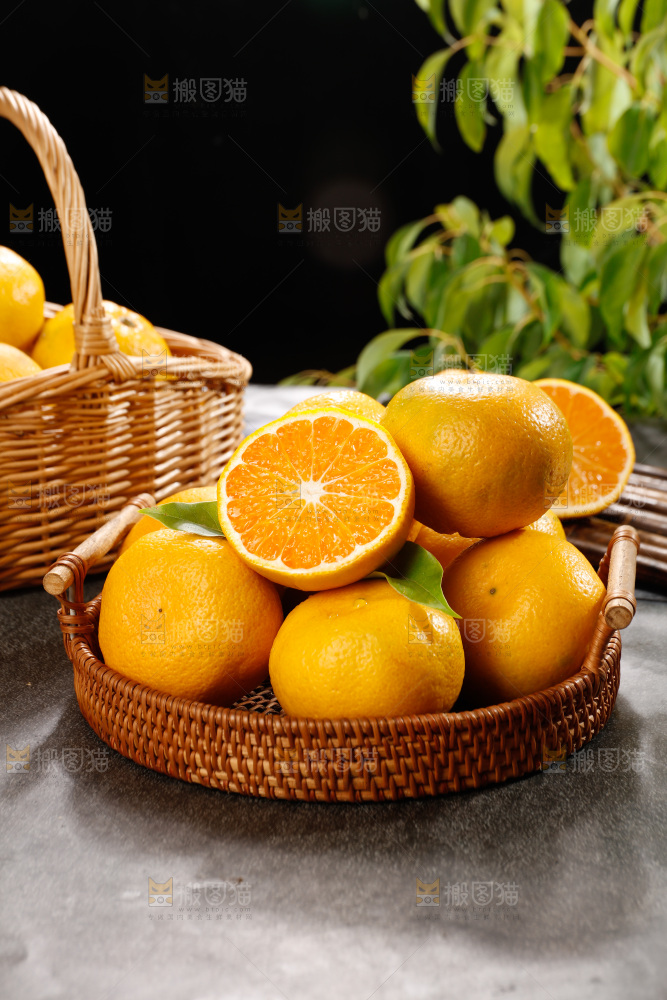 深底上的宜昌蜜桔