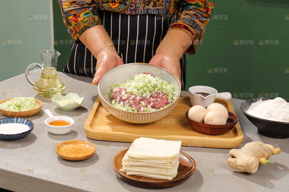 小馄饨制作过程