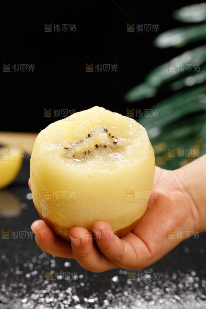 深底上放着佳沛奇异果