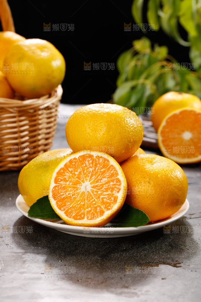 深底上的宜昌蜜桔