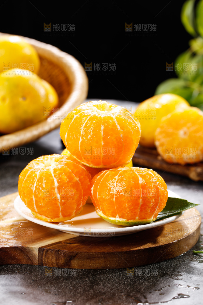 深底上的宜昌蜜桔