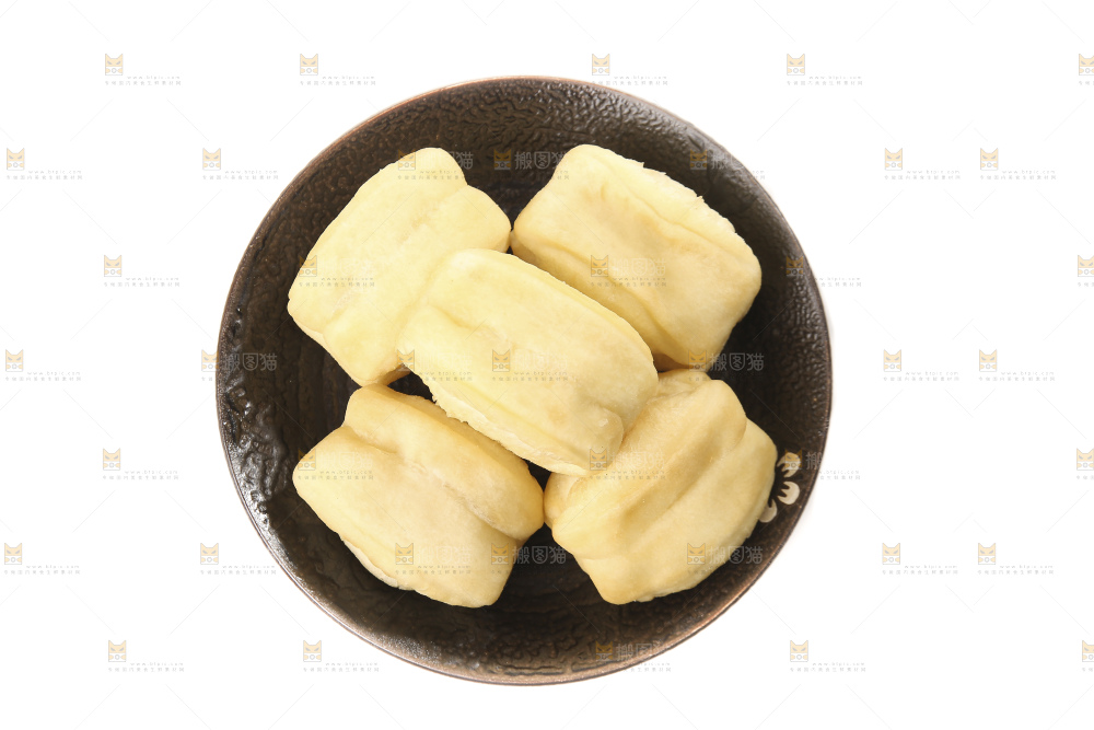 白底上的香酥油条