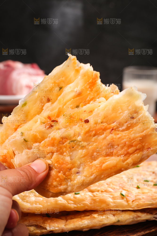 深底上的锅盔