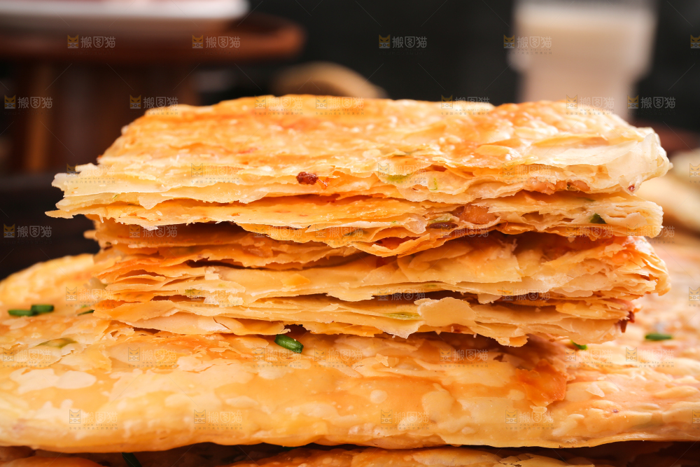 深底上的锅盔