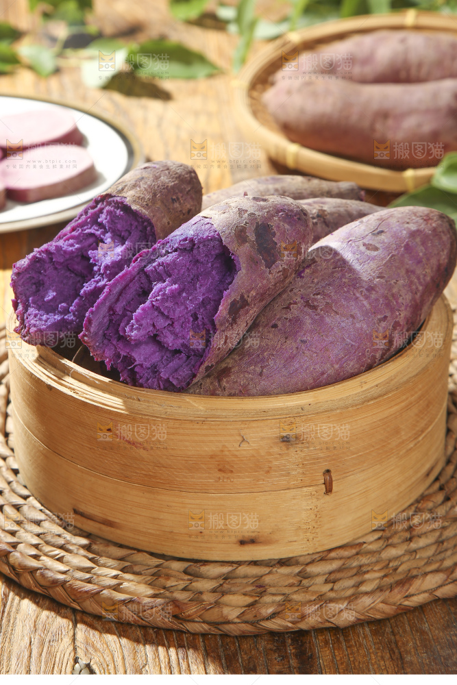 木底上的沙地紫薯