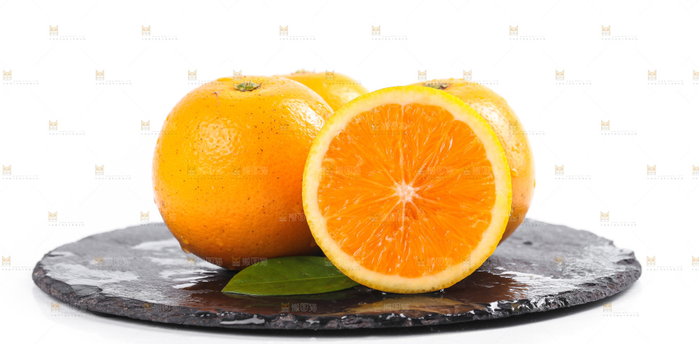 白底上的麻阳冰糖橙