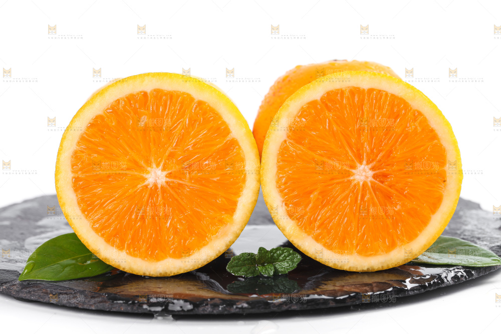 白底上的麻阳冰糖橙