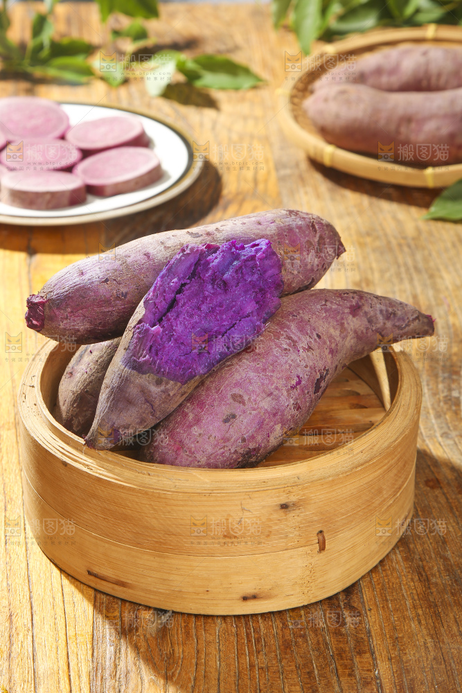 木底上的沙地紫薯
